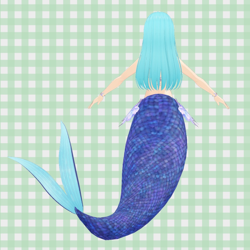 人魚変身セット / Mermaid Transformation Set【VRoid】