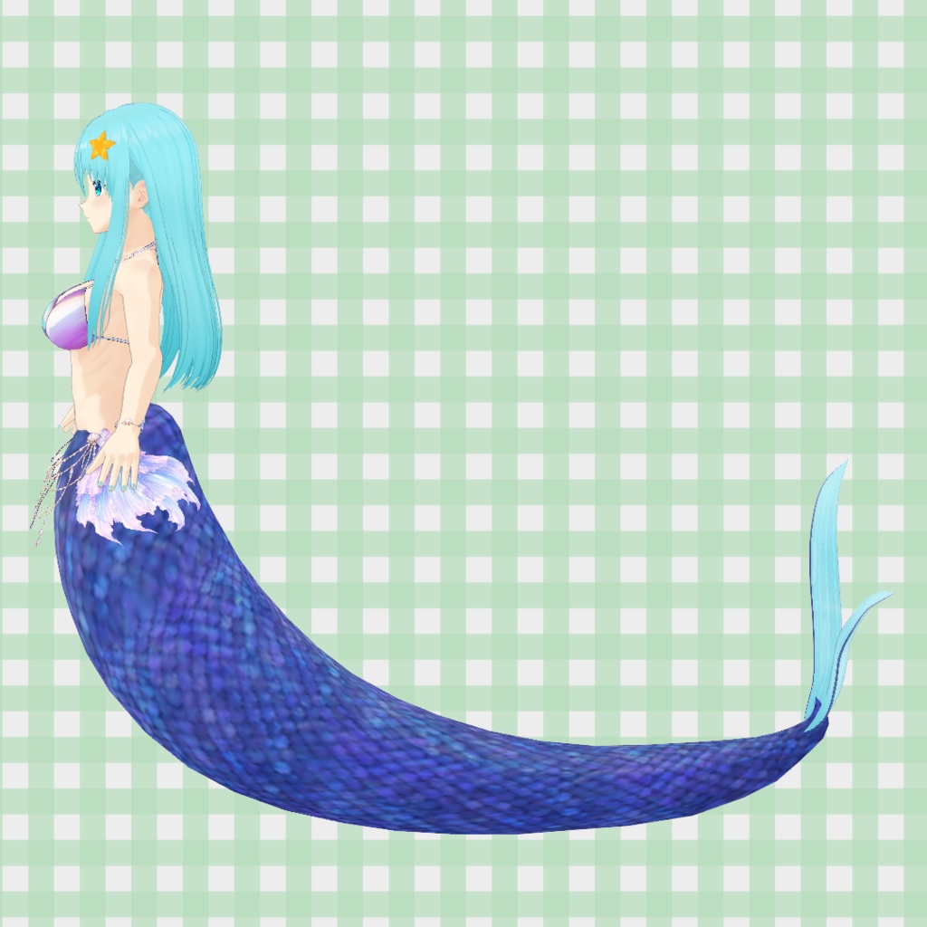 人魚変身セット / Mermaid Transformation Set【VRoid】