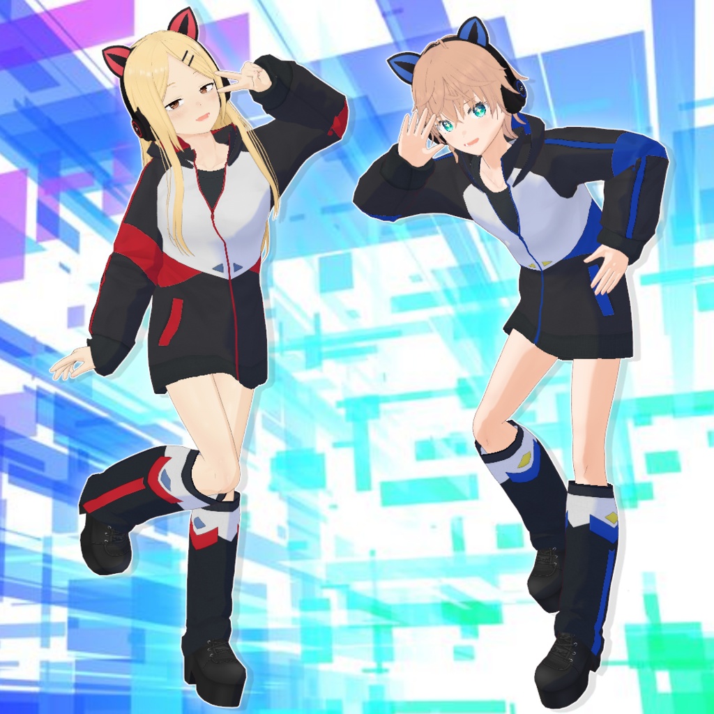 猫耳ヘッドフォン / Cat Ear Headphones【VRoid】