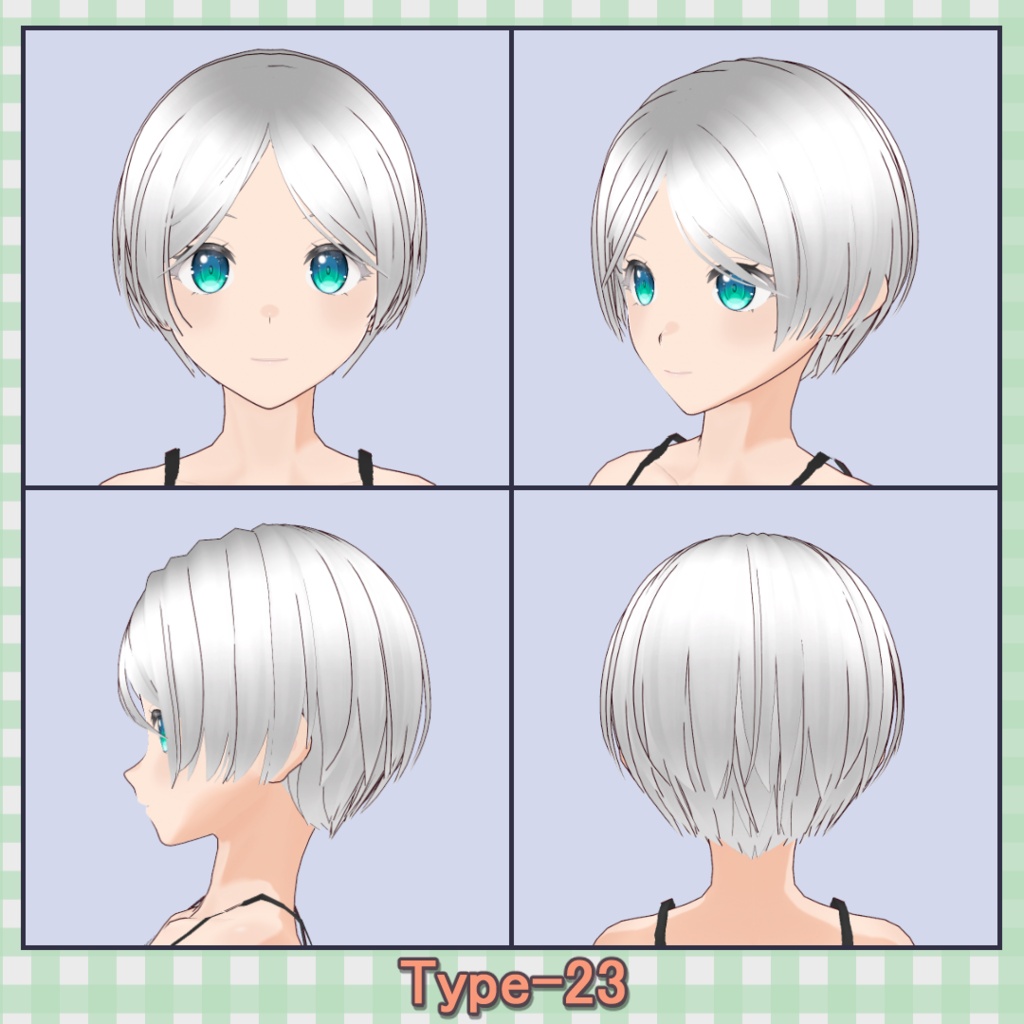 ðððð¡ðððšð ððŒððð ãã¢ããªã»ãã40çš® (äžäœåãã¢âåå¥ãã¢) / Hair Presets 40 Types (One-Piece Hair â Individual Hair)ãVRoidã