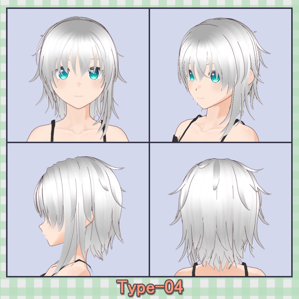 ðððð¡ðððšð ððŒððð ãã¢ããªã»ãã40çš® (äžäœåãã¢âåå¥ãã¢) / Hair Presets 40 Types (One-Piece Hair â Individual Hair)ãVRoidã
