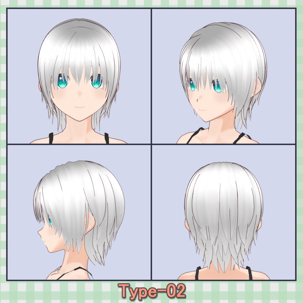 ðððð¡ðððšð ððŒððð ãã¢ããªã»ãã40çš® (äžäœåãã¢âåå¥ãã¢) / Hair Presets 40 Types (One-Piece Hair â Individual Hair)ãVRoidã