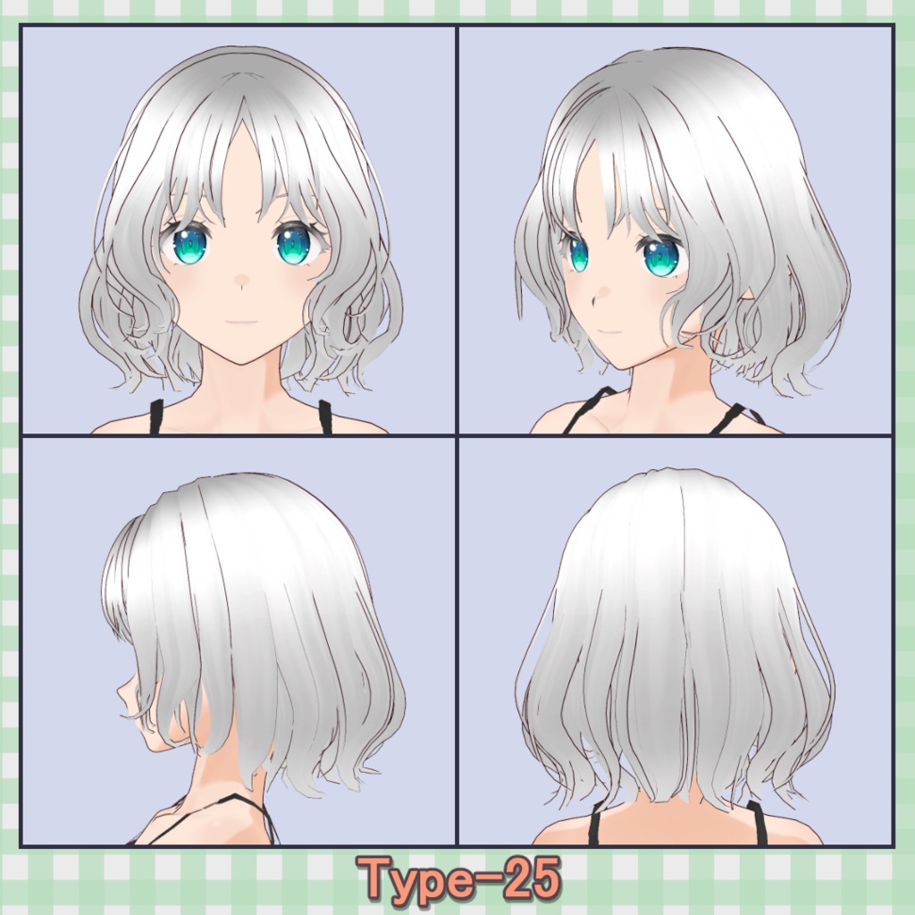 ðððð¡ðððšð ððŒððð ãã¢ããªã»ãã40çš® (äžäœåãã¢âåå¥ãã¢) / Hair Presets 40 Types (One-Piece Hair â Individual Hair)ãVRoidã