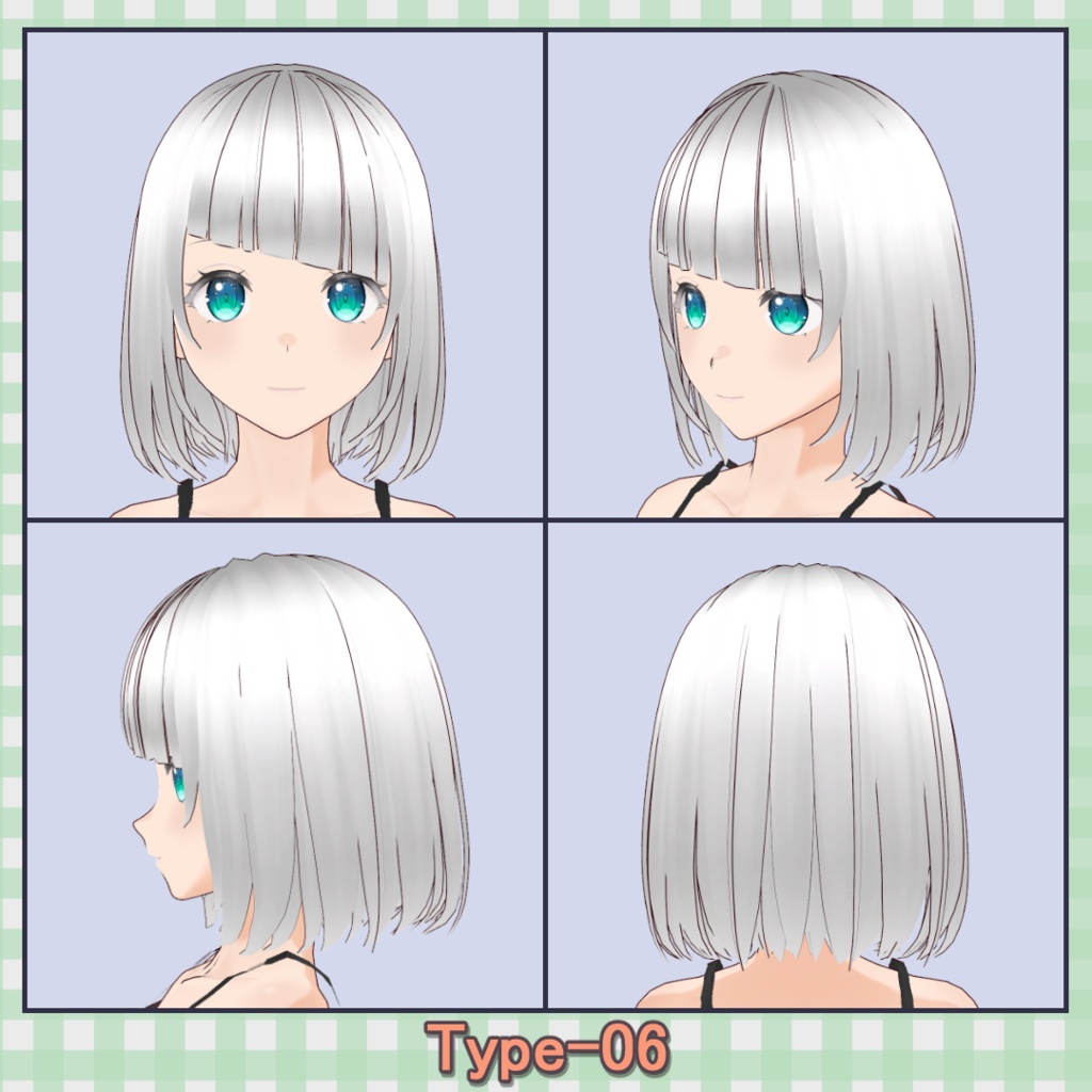 ðððð¡ðððšð ððŒððð ãã¢ããªã»ãã40çš® (äžäœåãã¢âåå¥ãã¢) / Hair Presets 40 Types (One-Piece Hair â Individual Hair)ãVRoidã