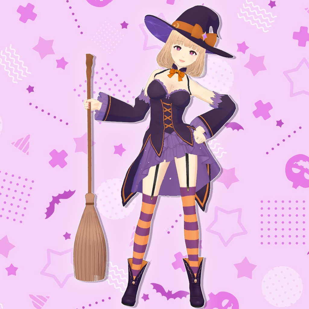 魔女の箒 / Witch's Broom【VRoid】