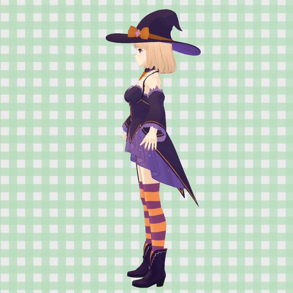 ハロウィン魔女コーデ / Halloween Witch Outfit【VRoid】