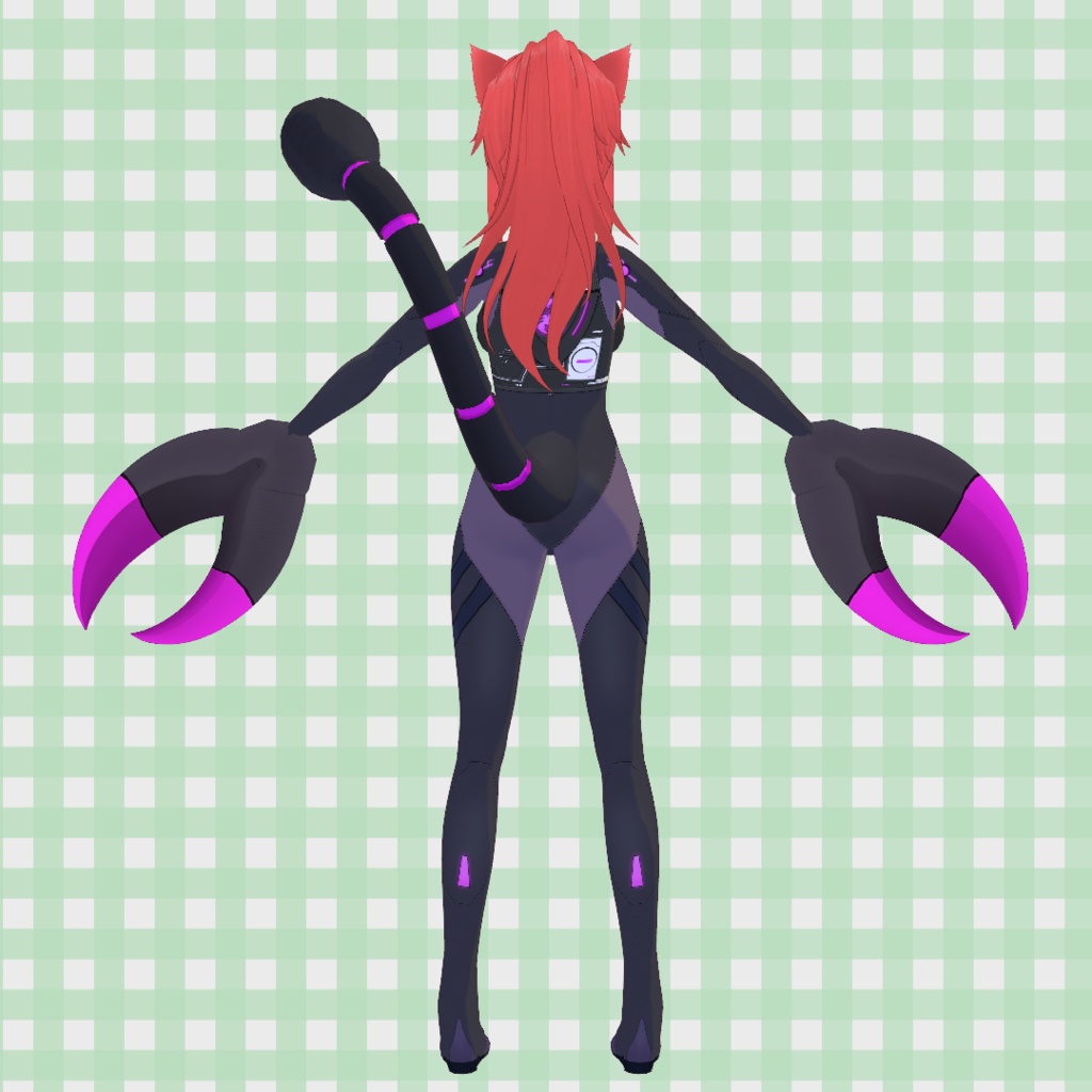 【オリジナル3Dモデル】ルナ(スコーピオンフォーム)【衣装単品もあり】