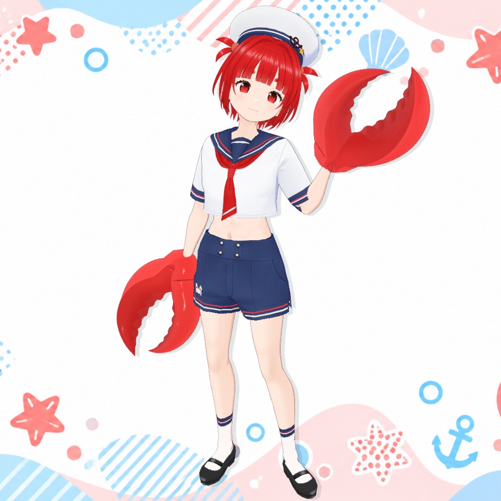 カニグローブ / Crab Gloves【VRoid】