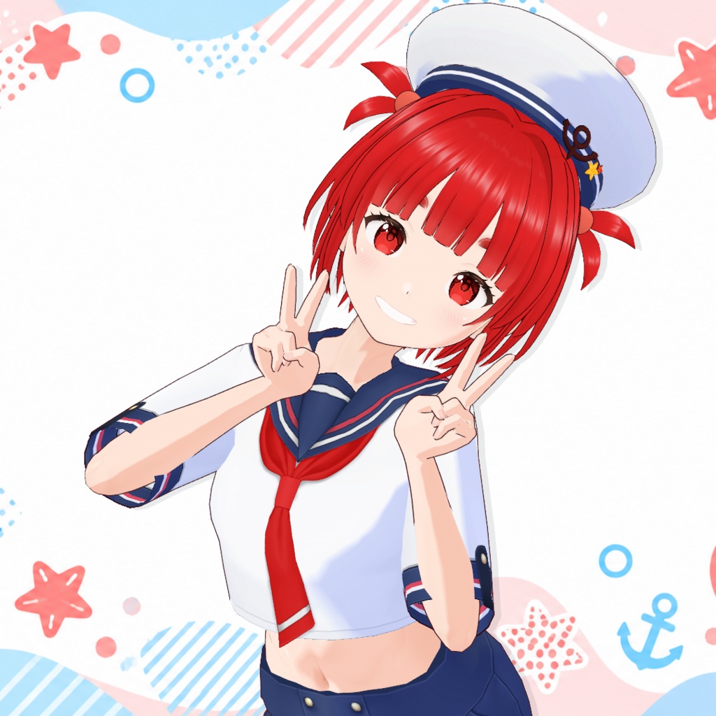マリンベレー帽 / Marine Beret【VRoid】