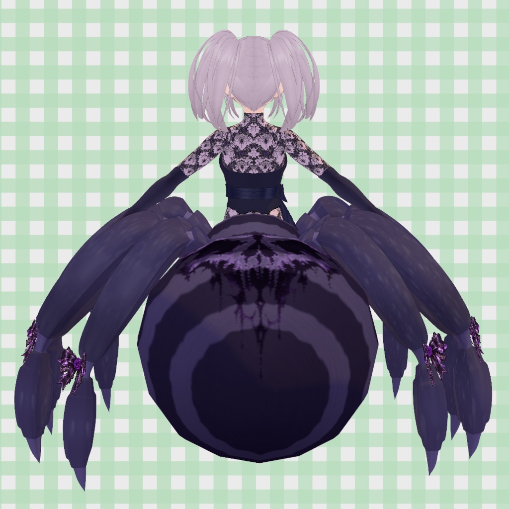 【オリジナル3Dモデル】アラクネ・マリアベーゼ【蜘蛛娘】