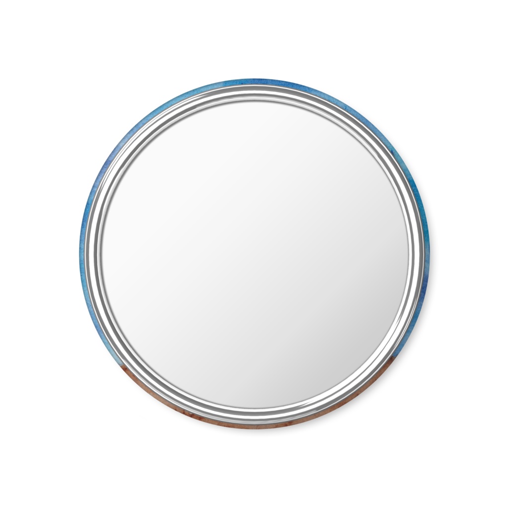 あめふりうさぎ 缶ミラー