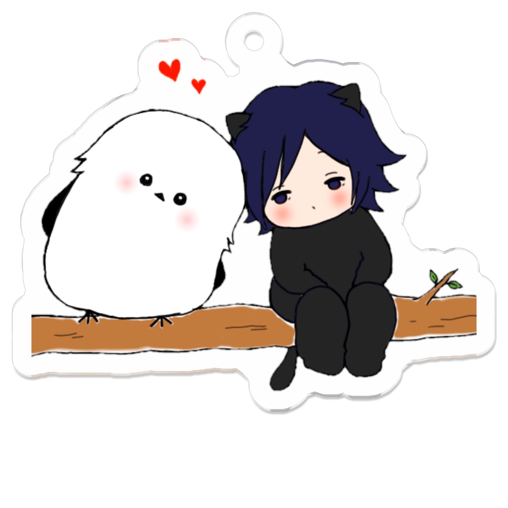 シマちゃんとぎゆニャンアクキー