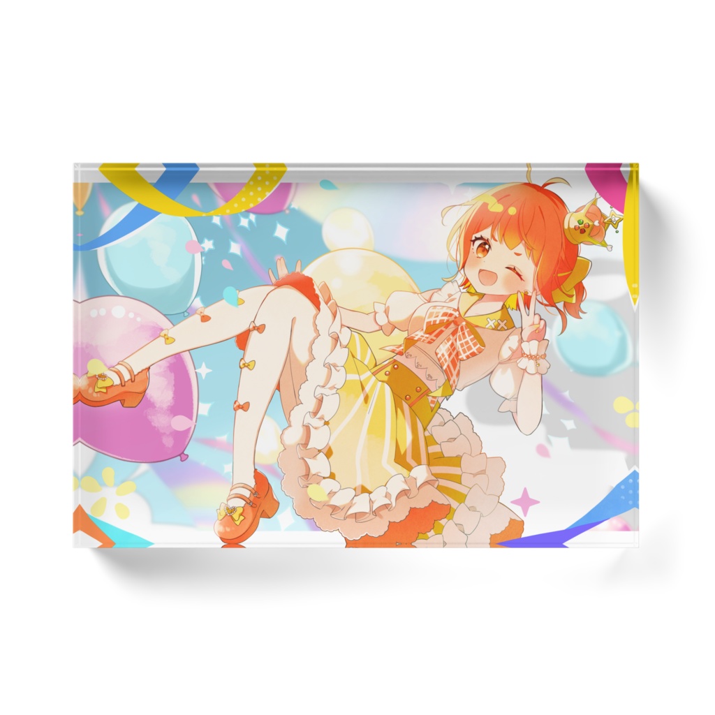 【VTuberデビュー2周年記念】ドレス衣装アクリルブロック