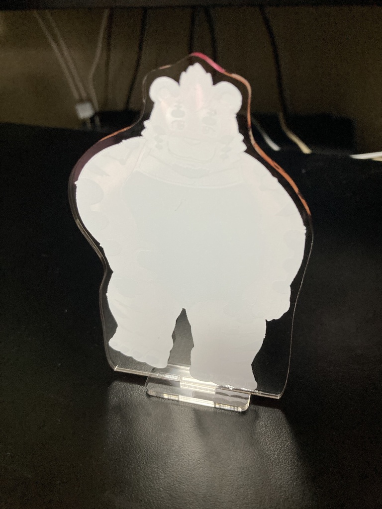 【関西けもケット11頒布】DNG総長アクリルスタンドスタンド【ポストカード付き】