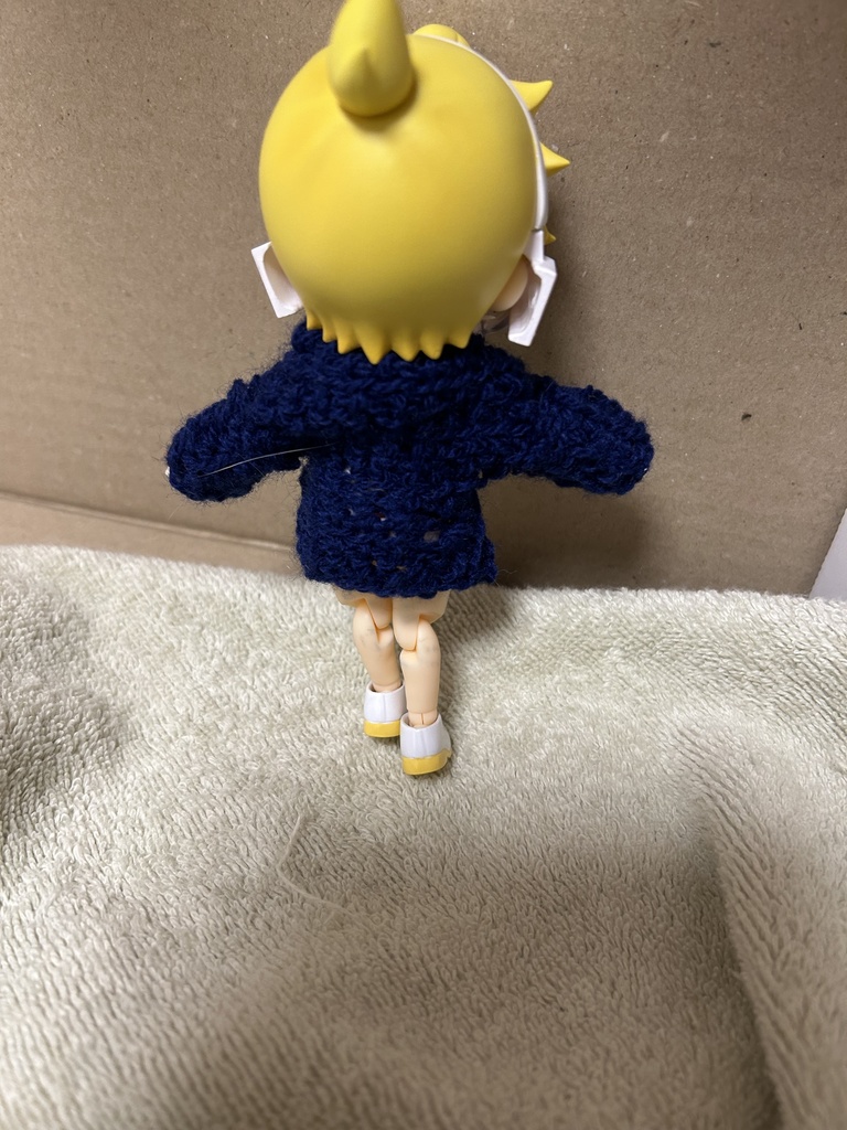 ドール用カーディガン