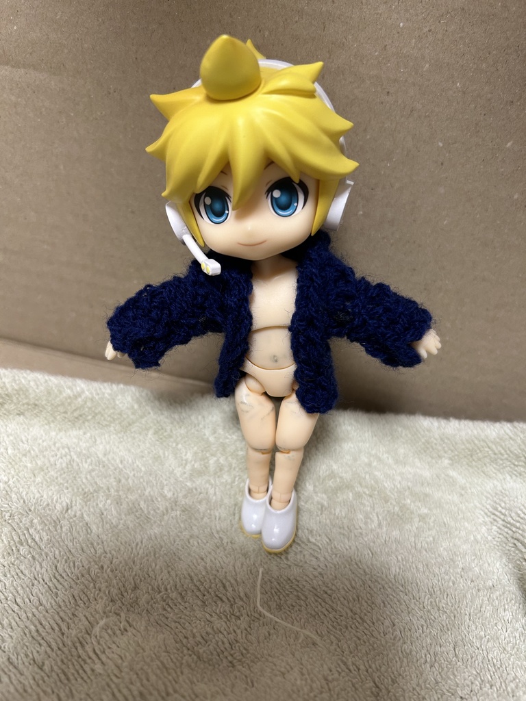 ドール用カーディガン