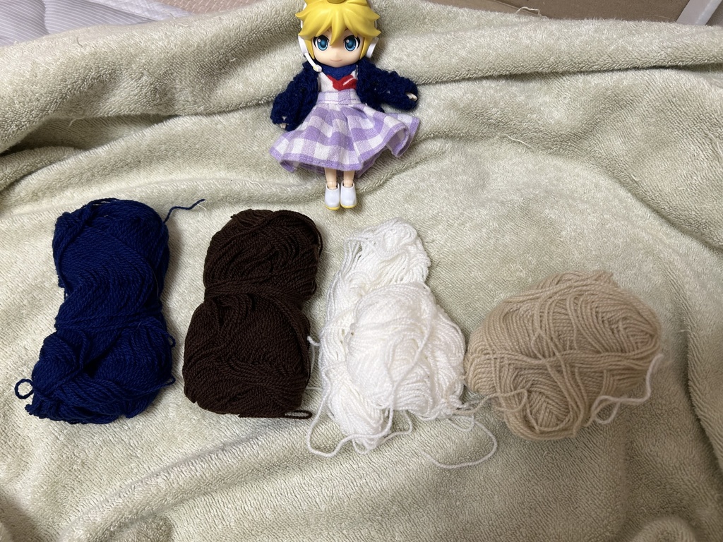 ドール用カーディガン