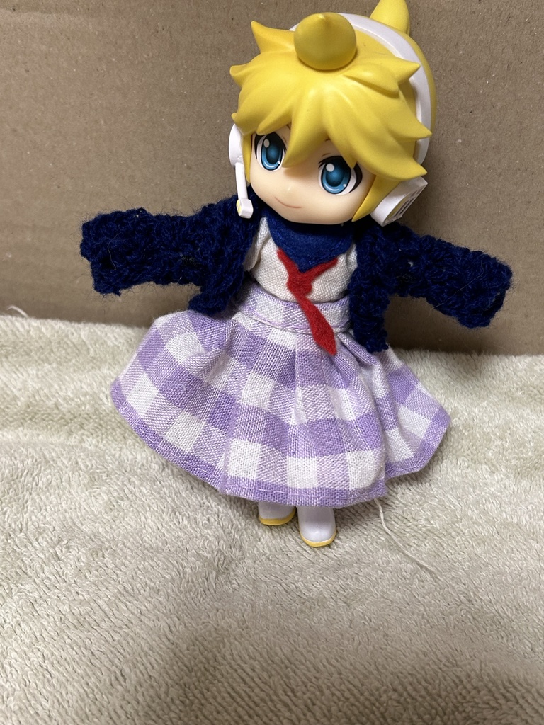 ドール用カーディガン