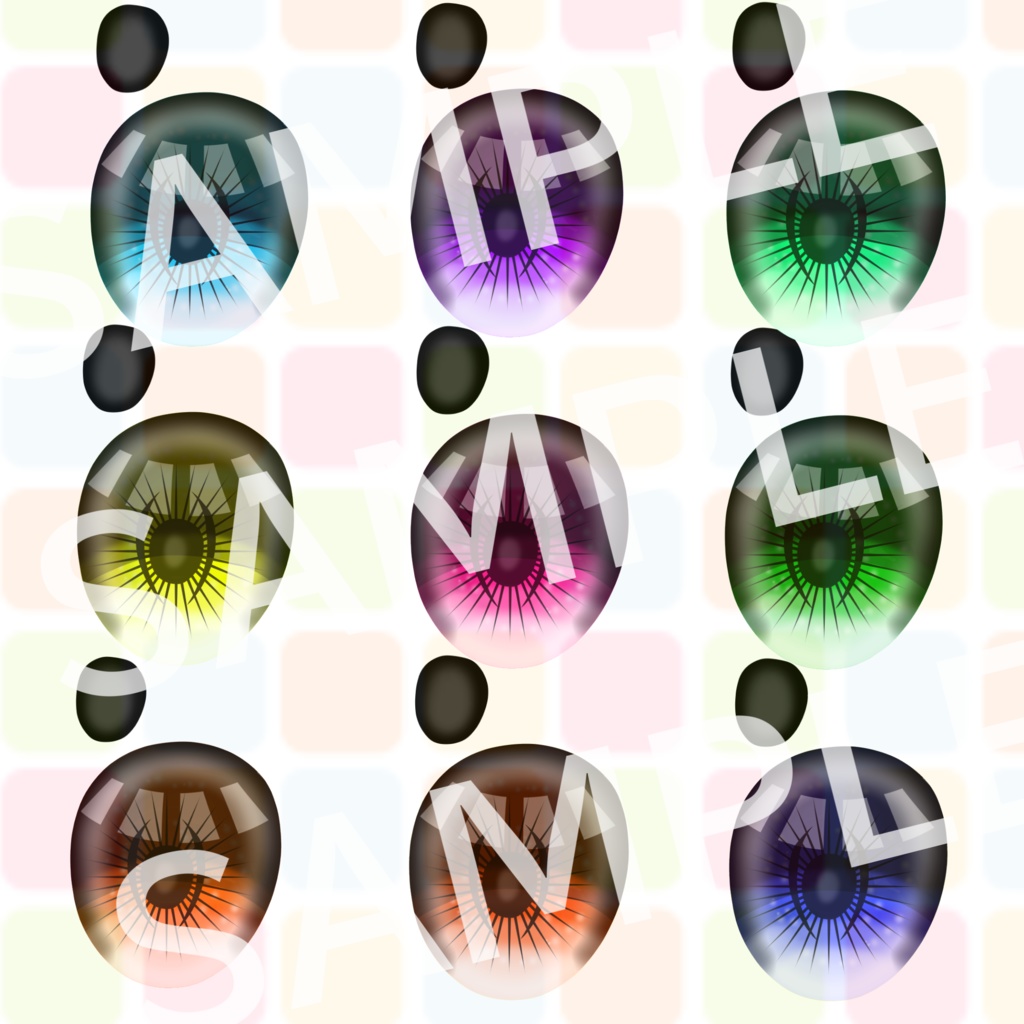 ここあちゃん用 瞳テクスチャー