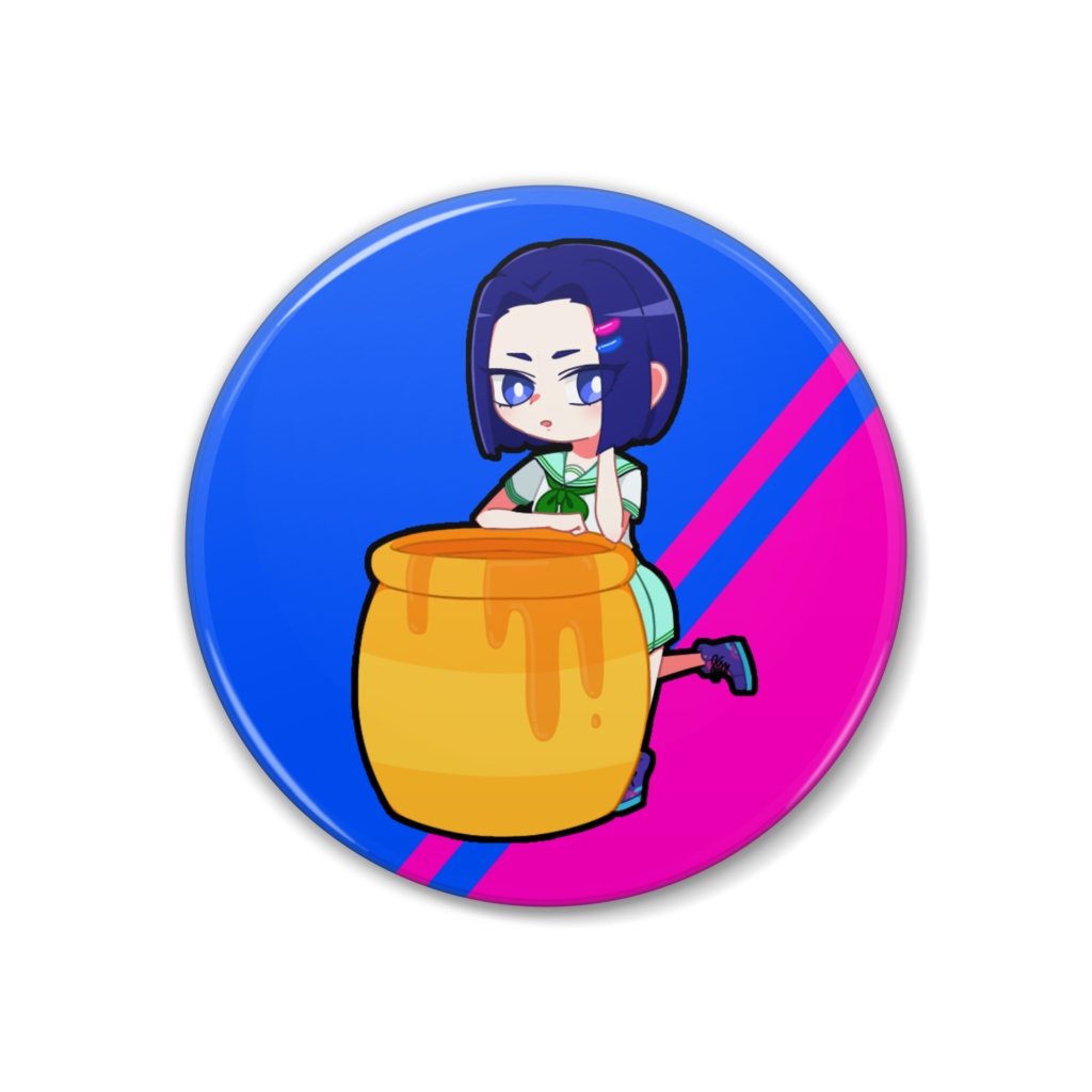 永源樒 缶バッジB