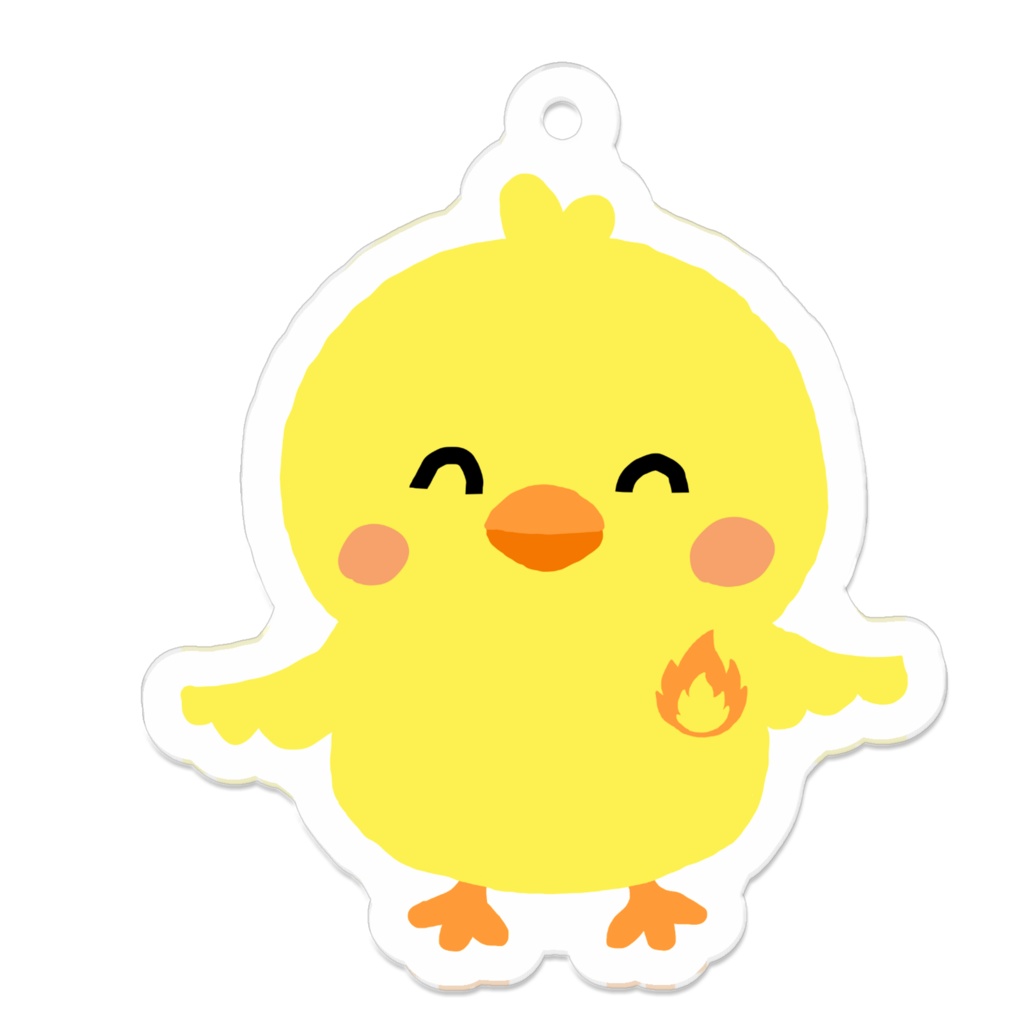 【4月限定】キーホルダー_ひよこ