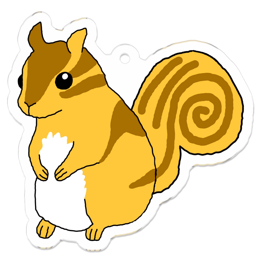 【9月限定】アクリルキーホルダー_シマリス