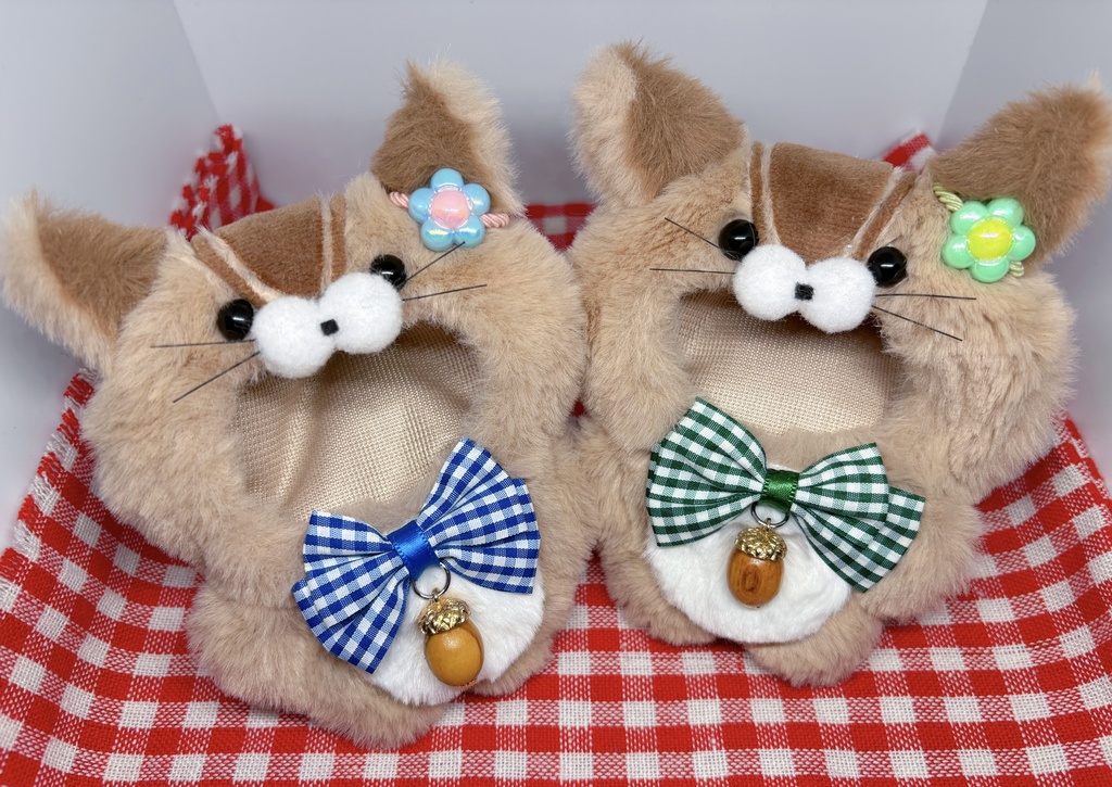 🐿️リス着ぐるみ🐿️(10センチぬいぐるみ用)