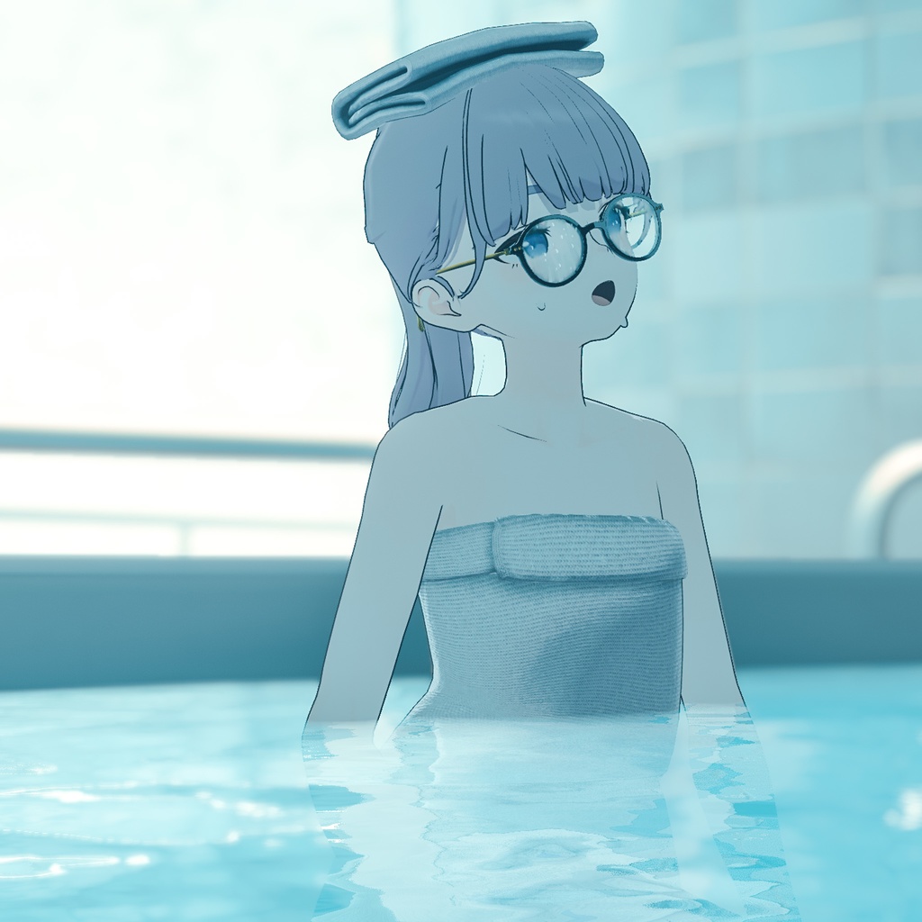 流海旅館~入浴セット~【9アバター対応】ZAPZAProps