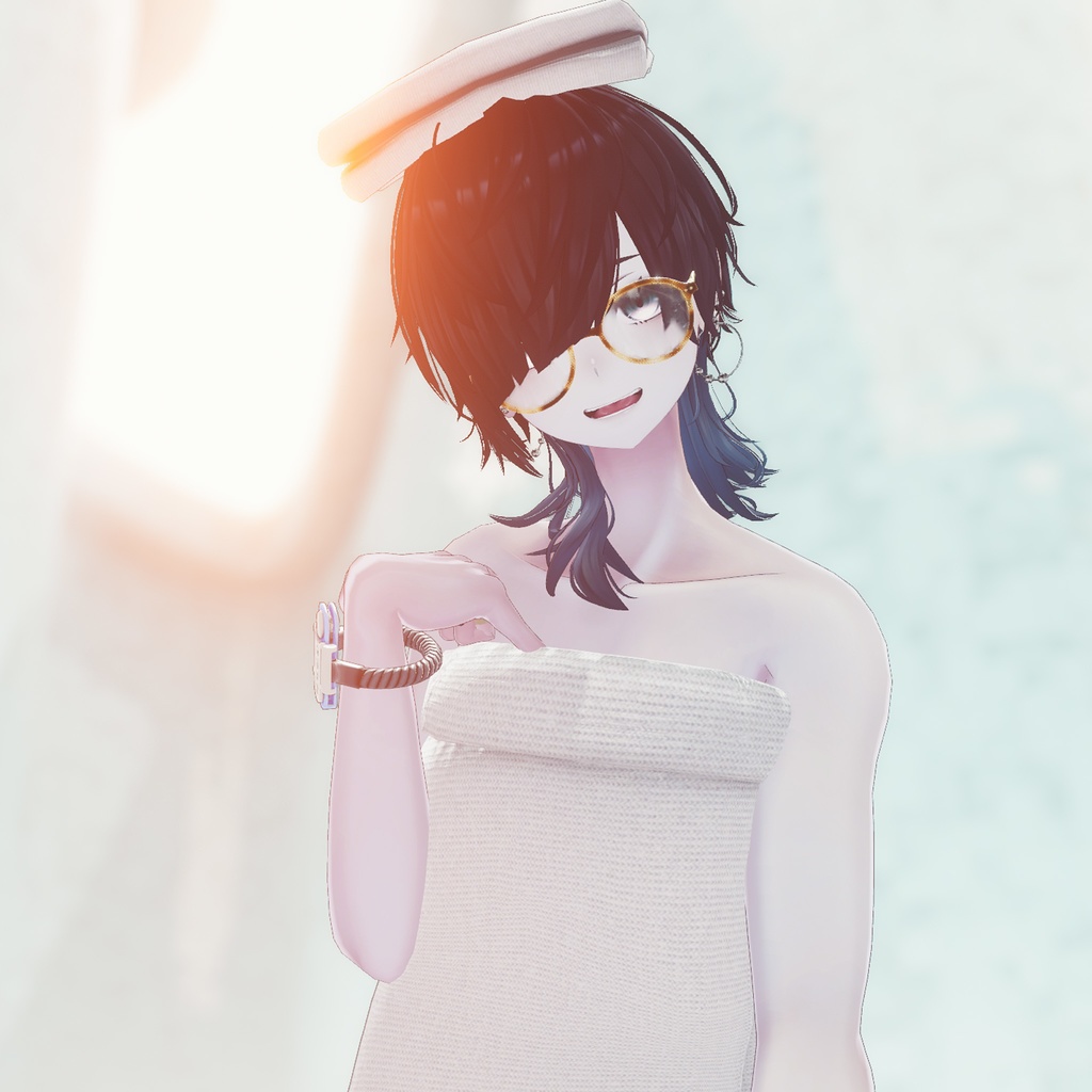 流海旅館~入浴セット~【9アバター対応】ZAPZAProps