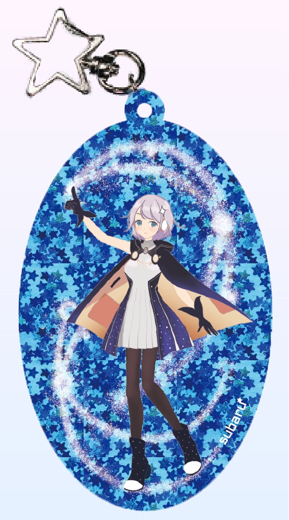 すばるブルースターアクリルキーホルダー