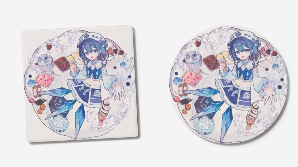 2周年コースター❄◯or▢❄