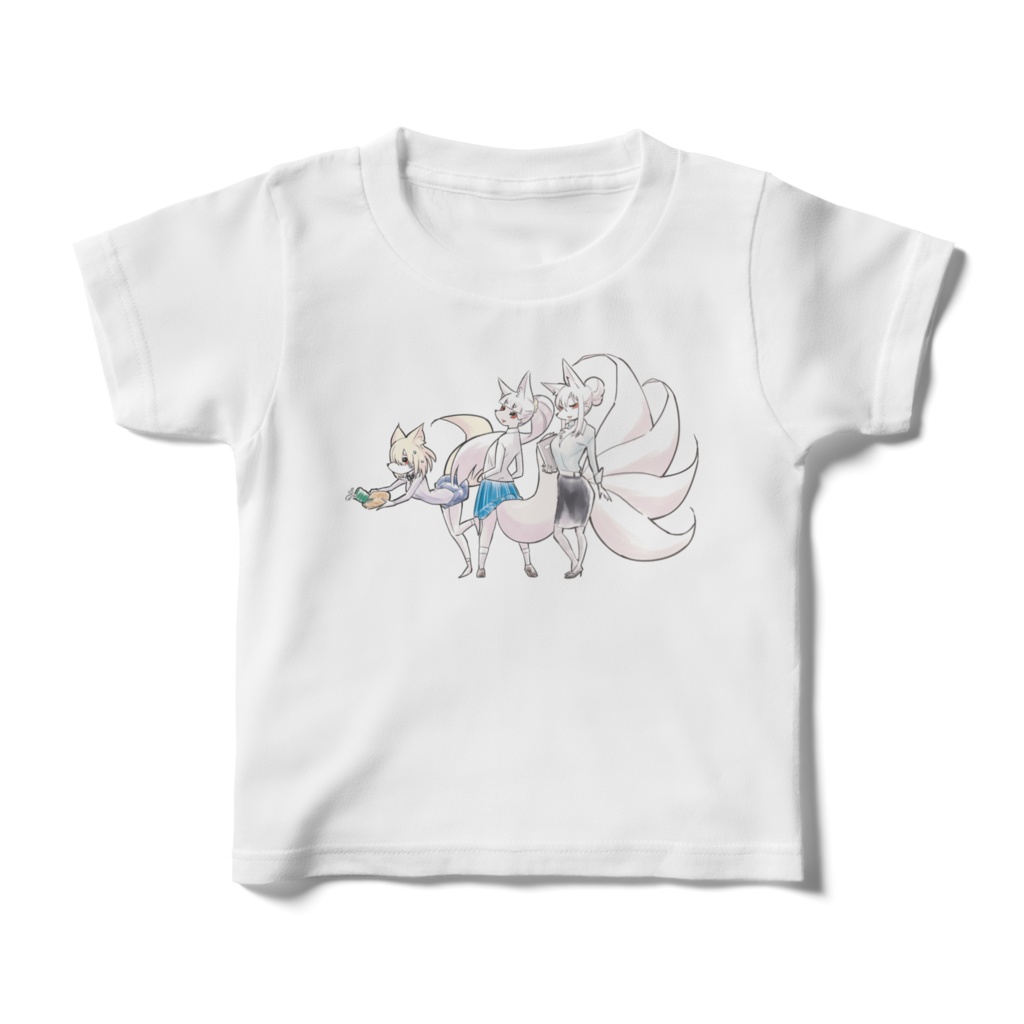 作者が娘用に作ったキッズTシャツ