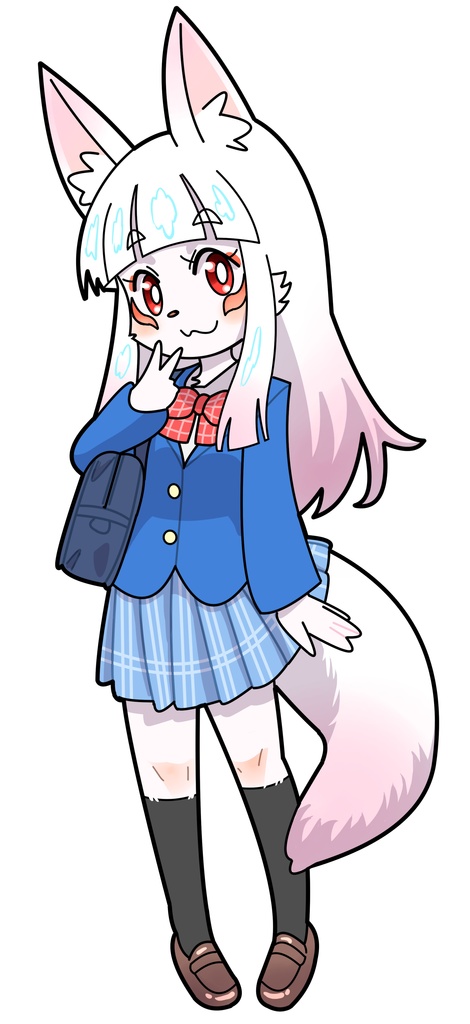 お稲荷JKたまもちゃん！たまも 10th組紐アクリルキーホルダー