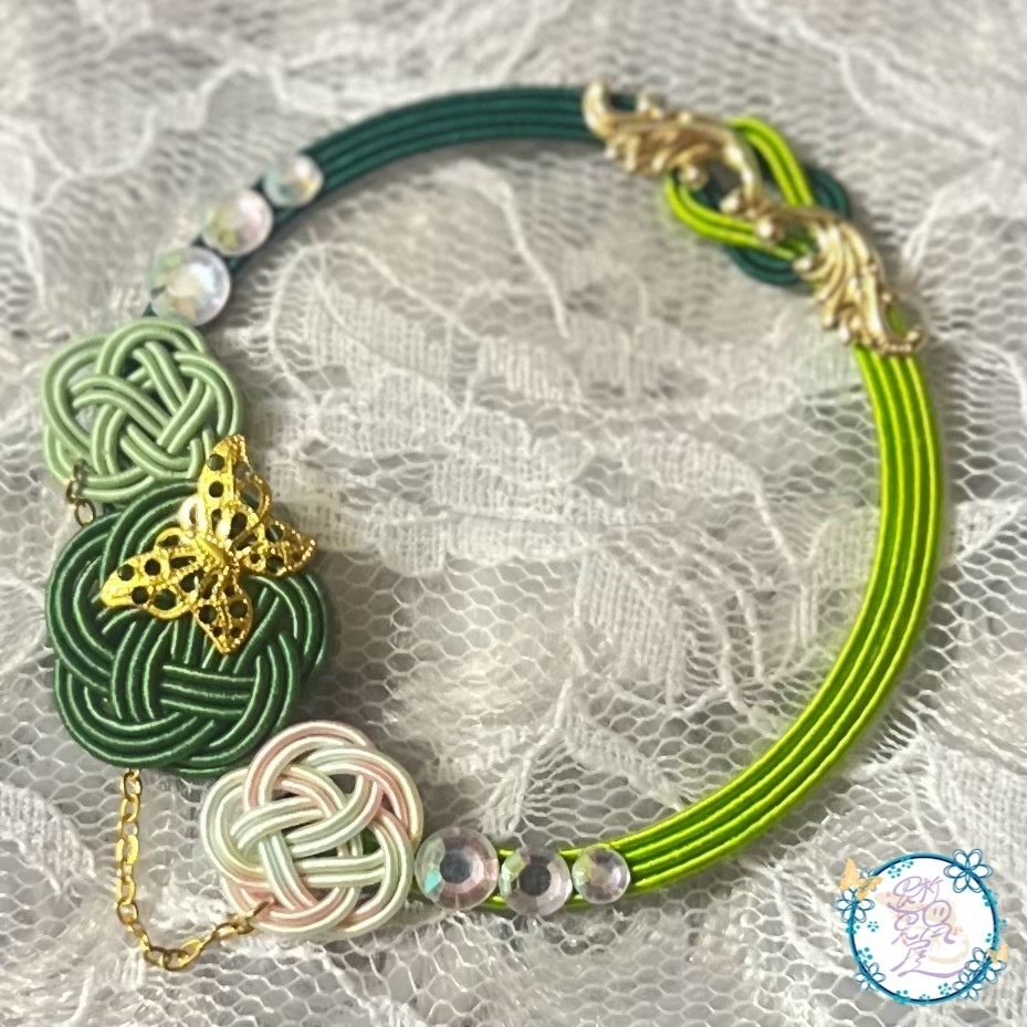 蝶よ花よ デコ缶バッジカバー 54㎜