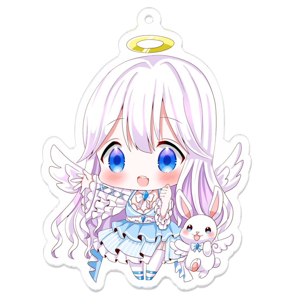 比羽沢れいら アクキー(天使の加護)