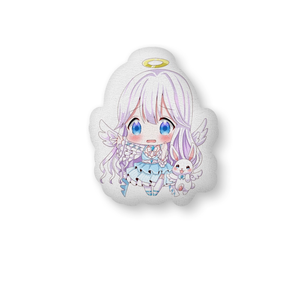 ぎゅってして?れいらたんクッション(両面:天使の加護&うるうる)