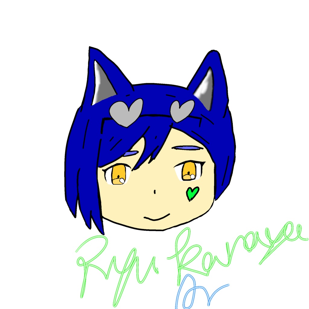 金谷リュウアクリルブロック サイン風ネーム入り