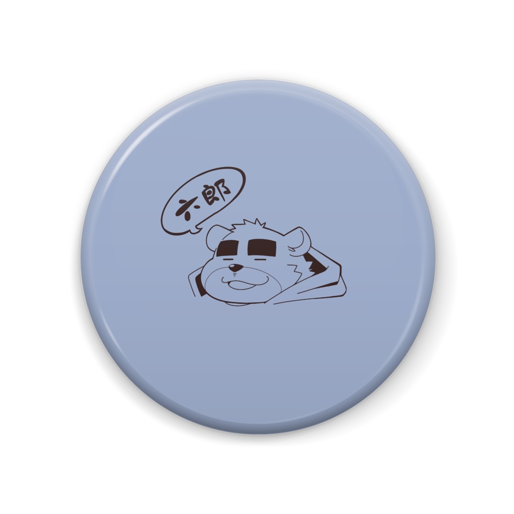 ろっくま缶バッジ