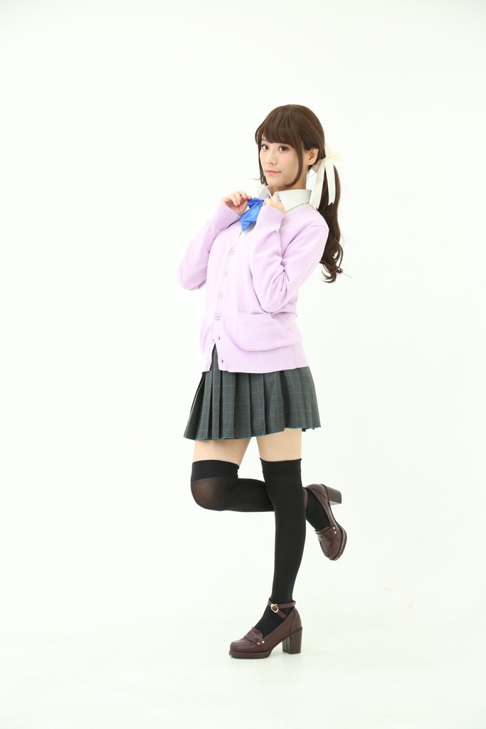 【るちかポーズ作画資料写真集】vol.7 カーディガン制服(素体付き)