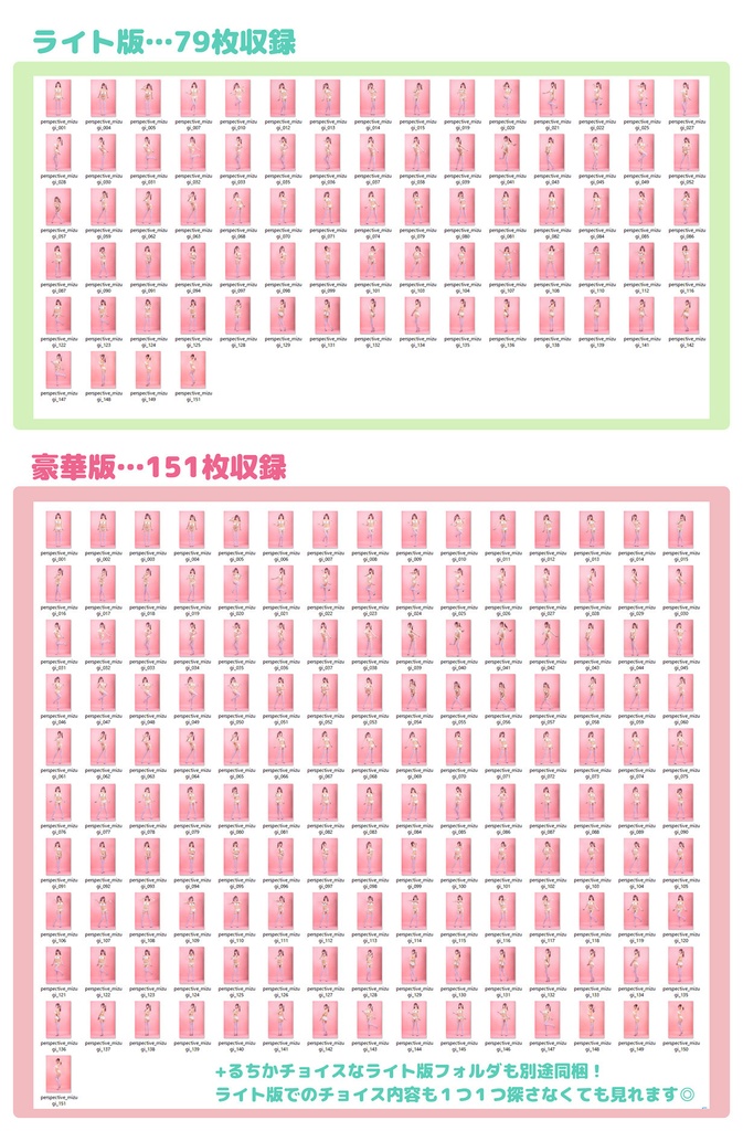 【るちかポーズ 水着の資料写真集シリーズ vol.2】最強!ガイド線ばっちり!パースわかりやすい水着