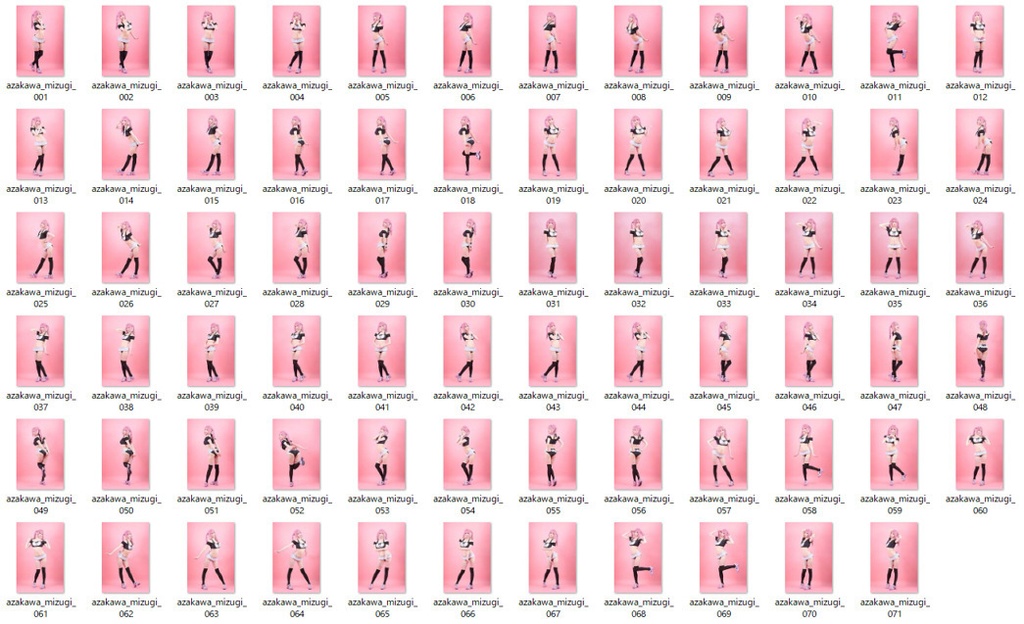 るちかポーズ 作画資料写真集vol.3 水着 いちばんかわいい♡あざとかわいい♡