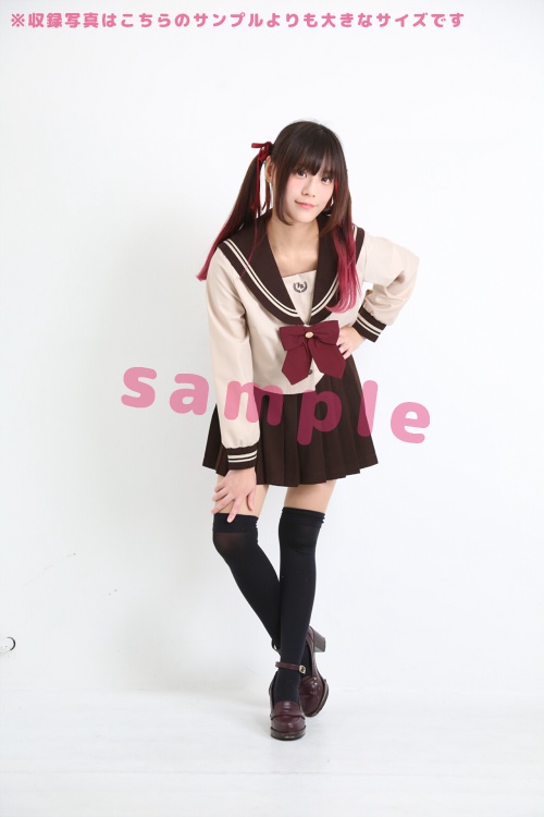 【るちかポーズ 作画資料写真集】vol4.セーラー服(冬) 立ちポーズ編