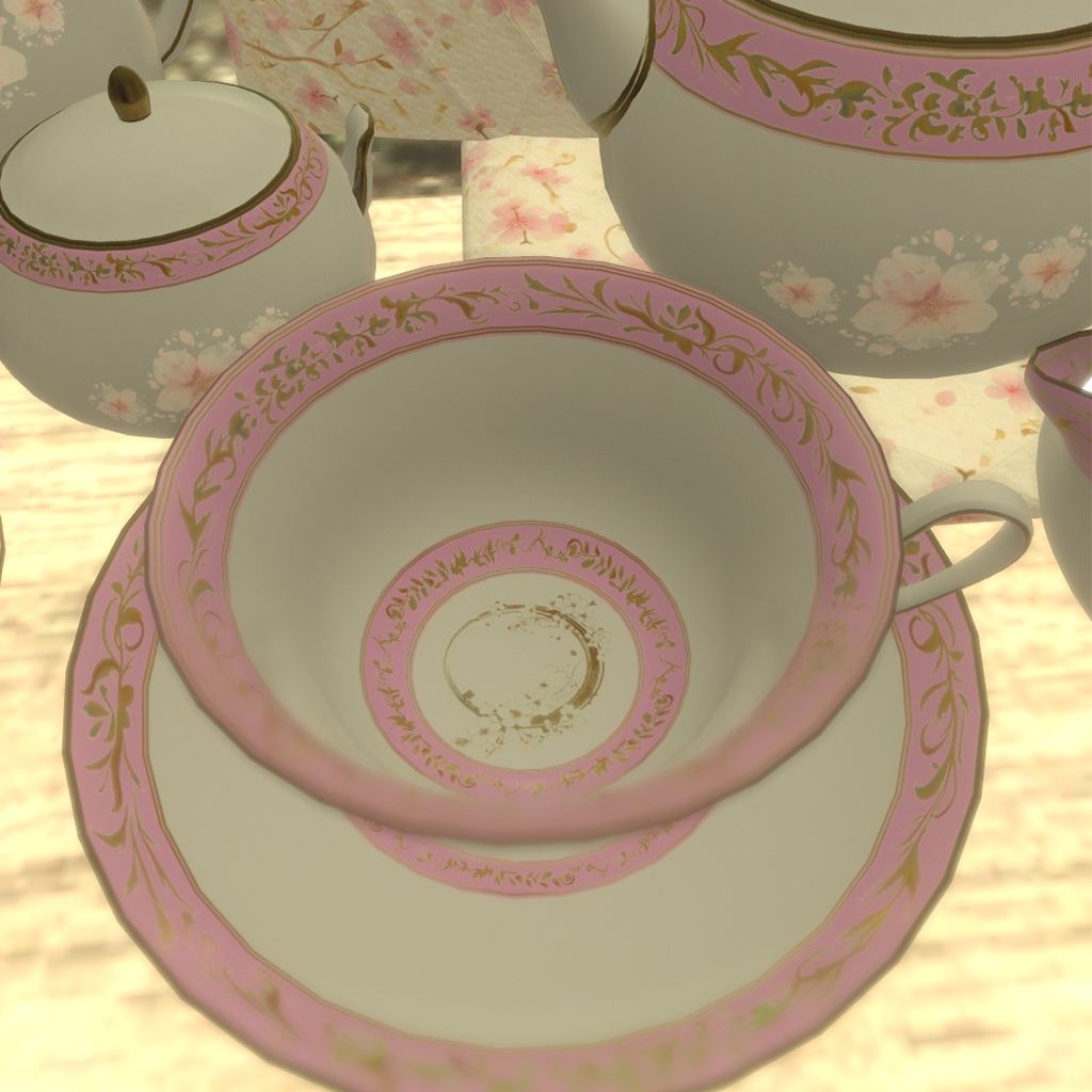 🌸 【DLC】 VRC Tea vol.1 DLC Sakura Pack 🌸