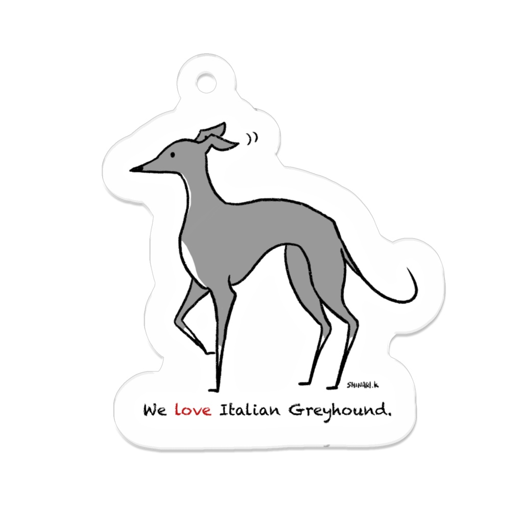 イタグレアクキー/全3色