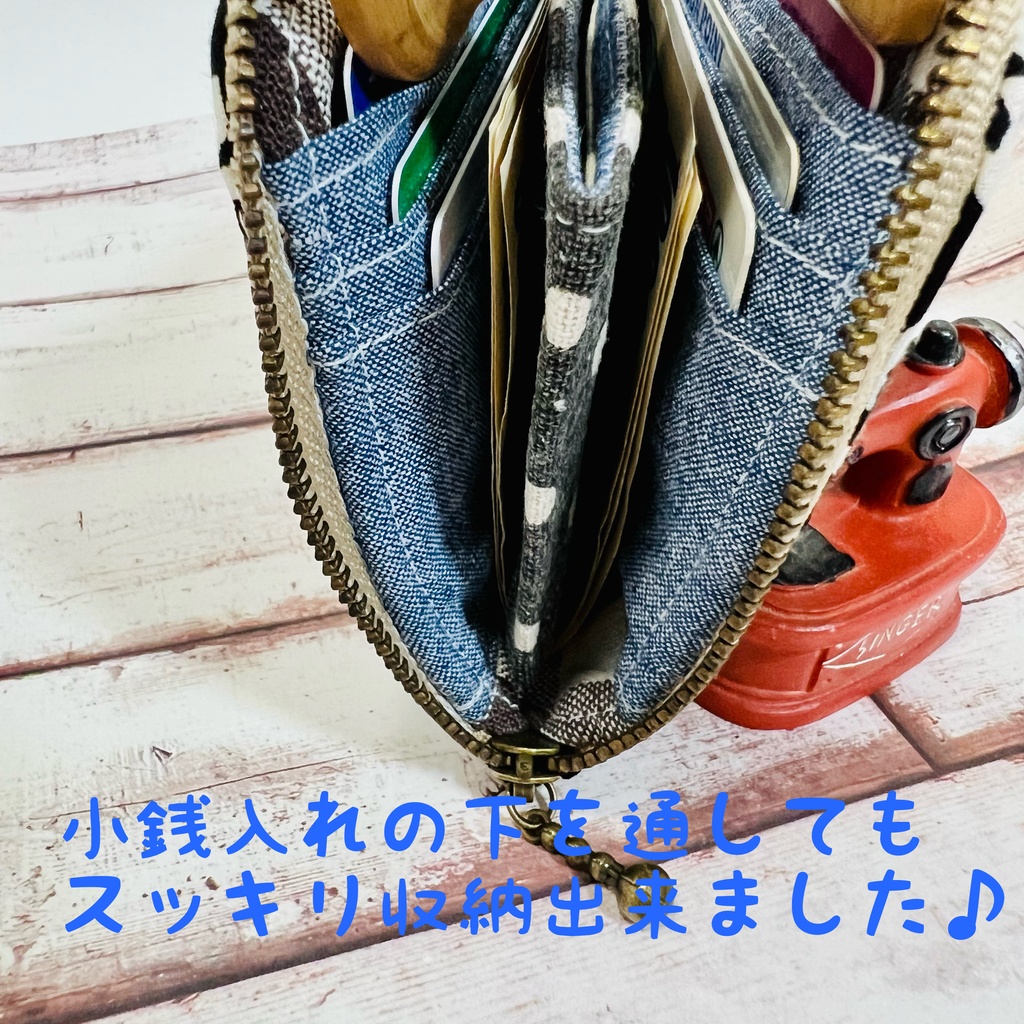 【送料無料】L字ファスナー ハーフ財布 ローズ