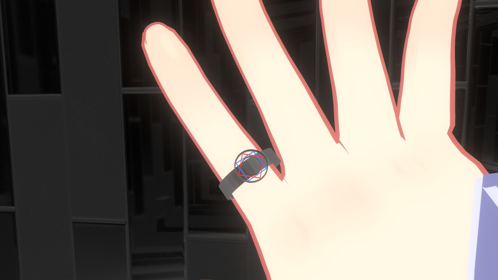 【MA対応】魔方陣のある指輪【ギミック付き】