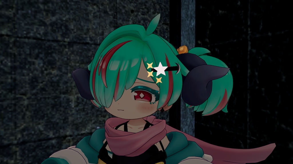 【無料配布】星の髪飾り