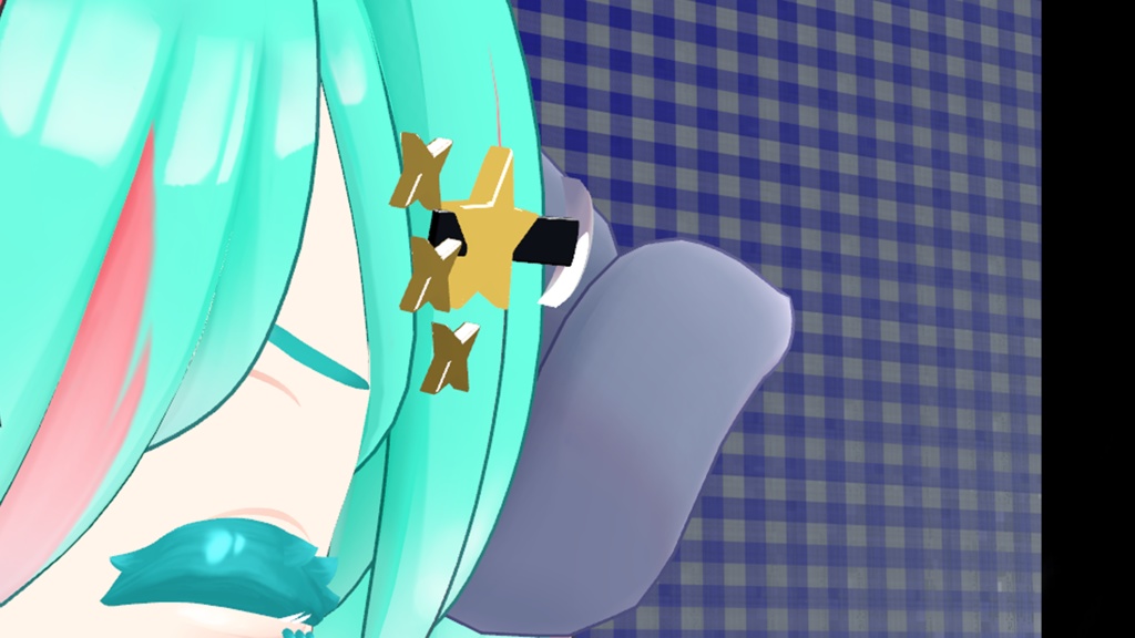 【無料配布】星の髪飾り