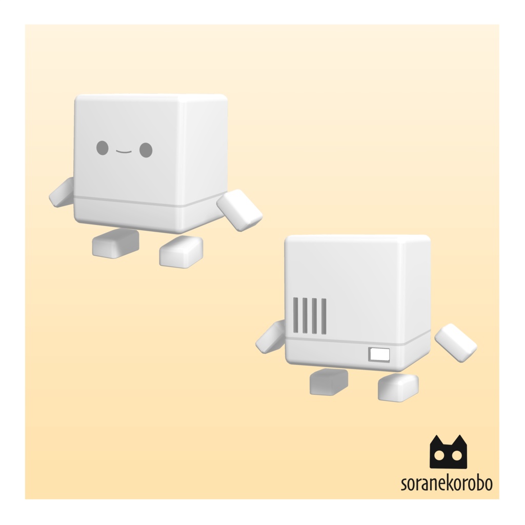 Poke / オリジナル3Dモデル - 空猫ロボ / soranekorobo - 2/4