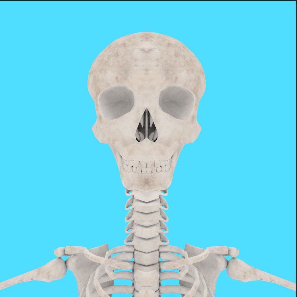 【vrmモデル】シンプルスケルトン